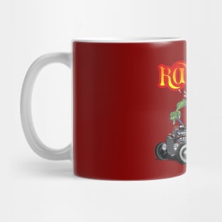 Cartoon retro rat rod Mug